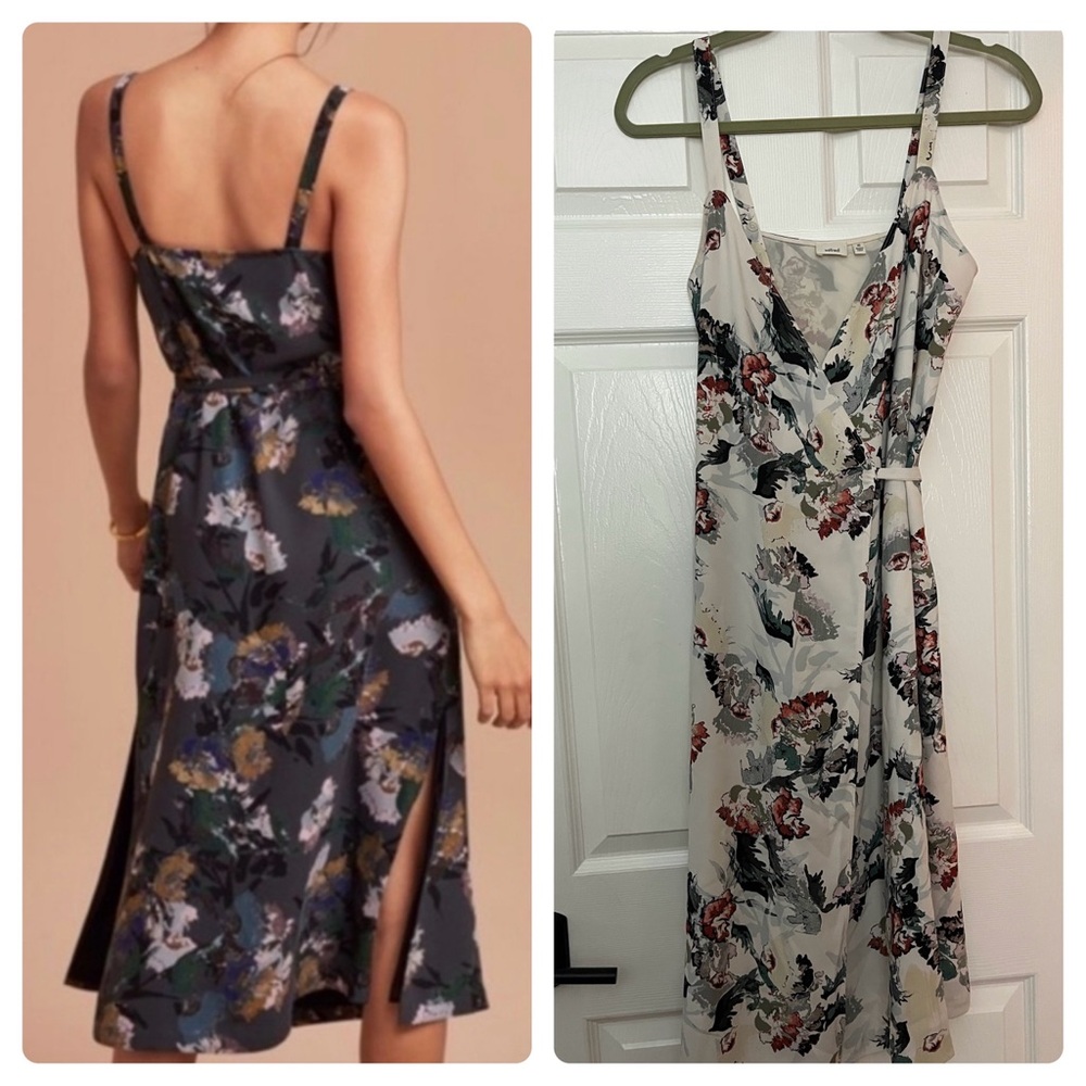 Aritzia | Wilfred Astere Wrap Dress in white floral